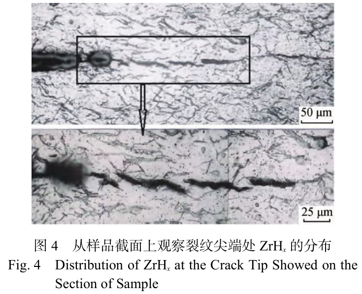 鋯合金表面缺陷引起氫致延遲開(kāi)裂行為的研究 鋯合金表面缺陷引起氫致延遲開(kāi)裂行為的研究